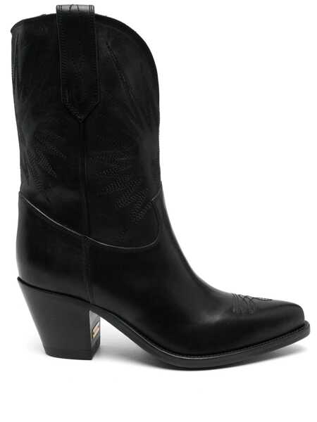 Pantofi cu toc Golden Goose Golden Goose Low Wish Star Boots Black Femei (BM 18410259) 1