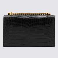 Genti de umar Alexander McQueen Black Leather Shoulder Bag Femei