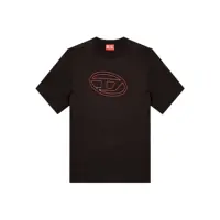 Tricouri Diesel Diesel Black Cotton T-Shirt
