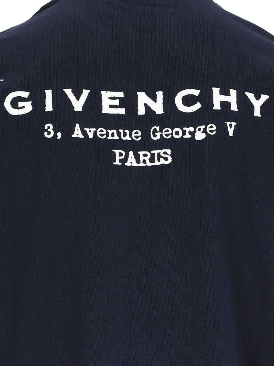 Topuri Givenchy Givenchy T-Shirts And Polos BLUE Barbati (BM 18413067) 3