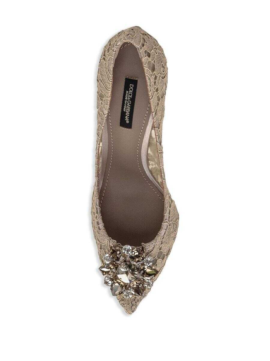 Pantofi cu toc Dolce & Gabbana Dolce & Gabbana Bellucci Pumps - Rainbow Collection Beige Femei (BM 18413382) 2