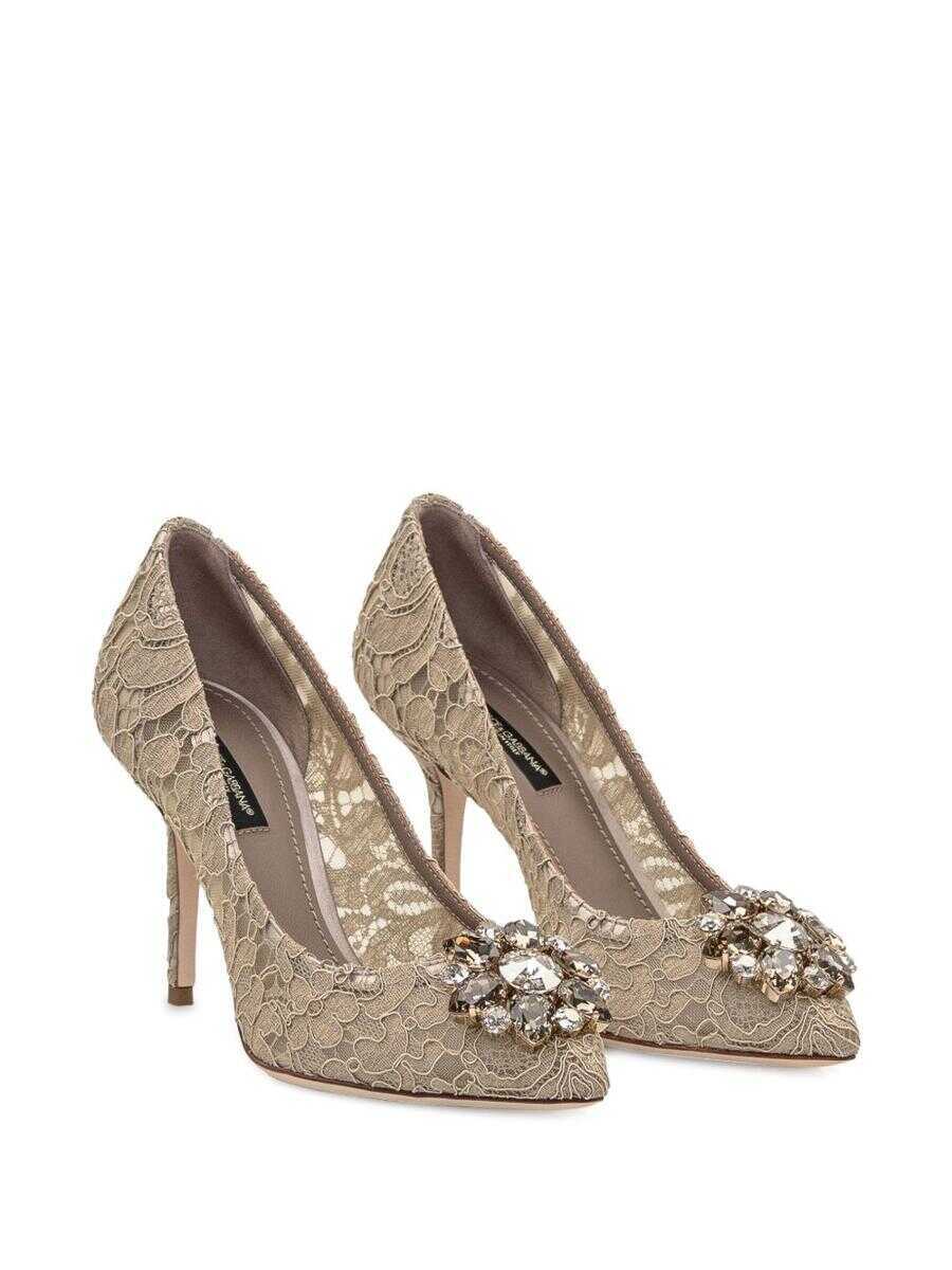 Pantofi cu toc Dolce & Gabbana Dolce & Gabbana Bellucci Pumps - Rainbow Collection Beige Femei (BM 18413382) 4
