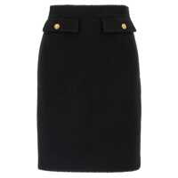 Fuste Chloé Bouclé Wool Skirt Femei