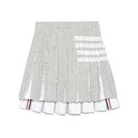 Fuste Thom Browne 4Bar Cotton Blend Skirt Femei