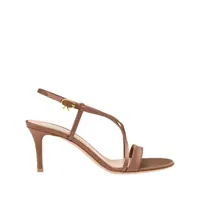 Pantofi cu toc Gianvito Rossi Larisse Leather Sandals Femei