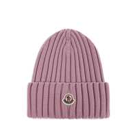 Caciuli Moncler Logo Wool Beanie Femei