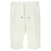 Pantaloni Brunello Cucinelli Linen Bermuda Shorts Barbati