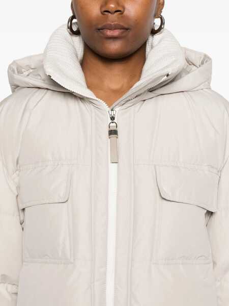 Paltoane Brunello Cucinelli Brunello Cucinelli Coats Beige Femei (BM 18416226) 5