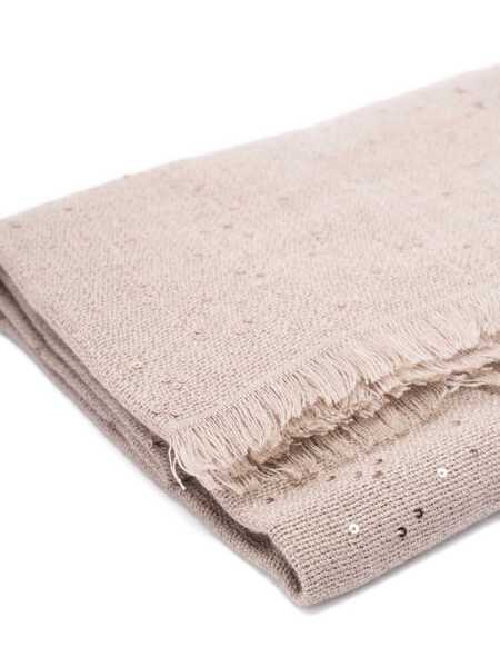 Esarfe Brunello Cucinelli Brunello Cucinelli Scarves Beige Femei (BM 18416523) 3