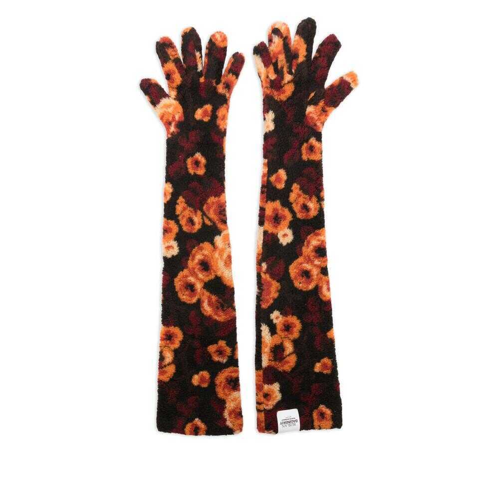 Manusi RUSLAN BAGINSKIY Ruslan Baginskiy Gloves BLACK/ORANGE Femei (BM 18418176) 1