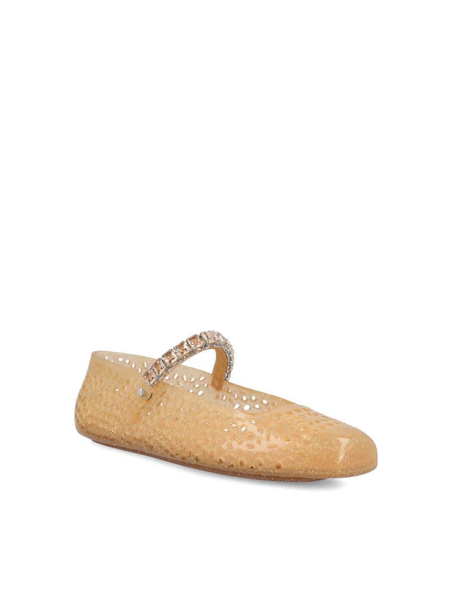 Balerini Jimmy Choo Jimmy Choo Low Shoes LIGHT TOFFEE/SILVER MIX/LIGHT Femei (BM 18418191) 2