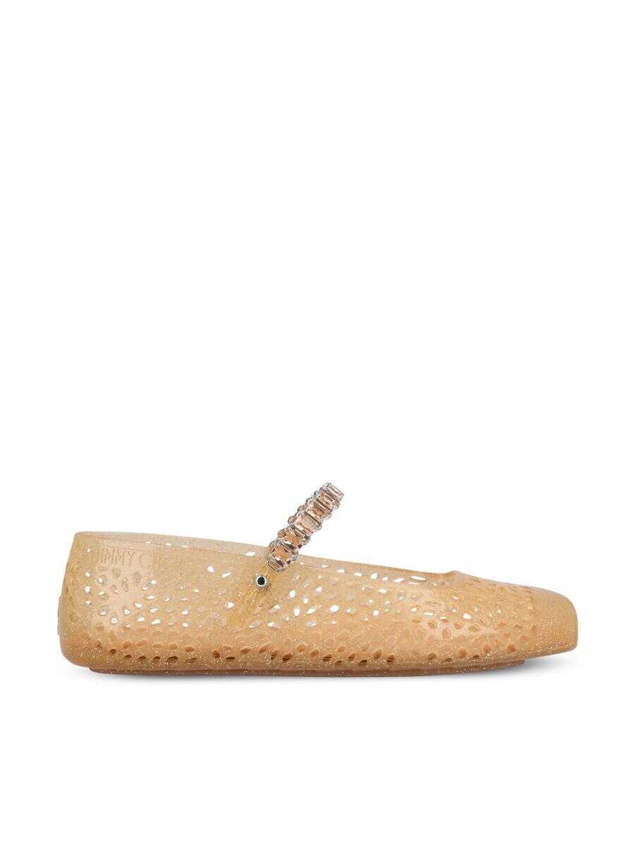 Balerini Jimmy Choo Jimmy Choo Low Shoes LIGHT TOFFEE/SILVER MIX/LIGHT Femei (BM 18418191) 1