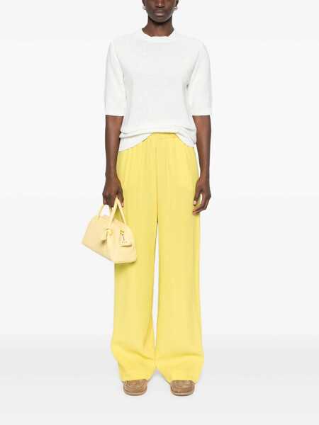 Pulovere Fabiana Filippi SEQUIN SHORT SLEEVE CREW NECK SWEATER White Femei (BM 18419139) 2