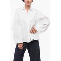 Camasi casual Emporio Popeline Shirt With Maxi Sleeves Femei