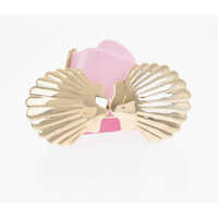 Curele Elastic Fabric Belt With Shell-Shaped Buckle 40Mm Femei