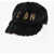 DSQUARED2 Faux Fur Icon Cap With Golden-Effect Detail Brown