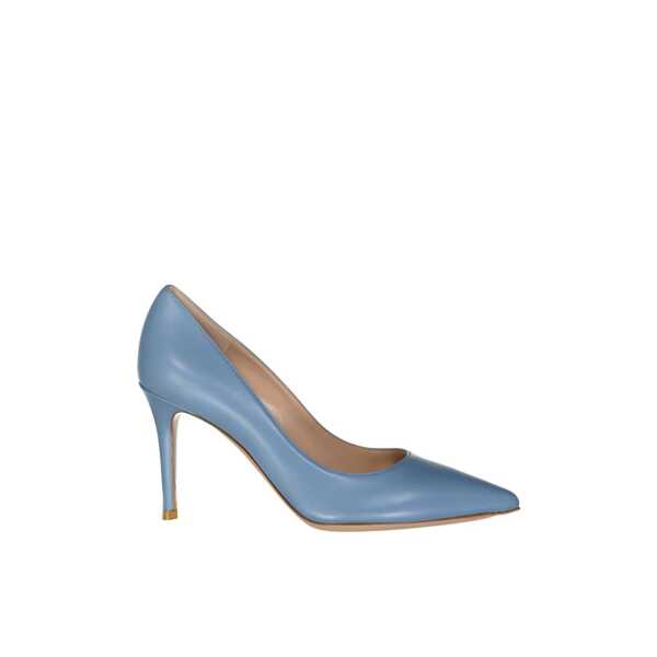 Pantofi cu toc Gianvito Rossi Gianvito Rossi Leather Pumps Blue Femei (BM 18419457) 1