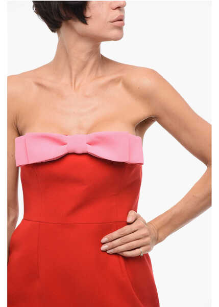Rochii lungi NEW ARRIVALS Off-The-Shoulder Elea Dress With Bow Red Femei (BM 18419566) 2