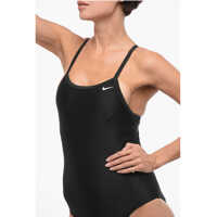 Costume de baie Dama - Costume de baie intregi Nike Solid Color Racerback One Piece Swimsuit With Embroidery Black Femei (BM 18419581) - B-mall.ro