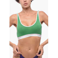 Sutiene Cotton Sport Bra With Logoed Band Femei
