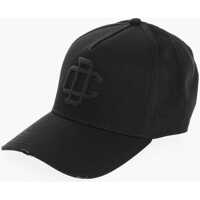 Caciuli Solid Color Cap With Tone On Tone Monogram Barbati