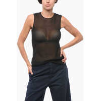 Bluze Sheer Sleeveless Top Femei