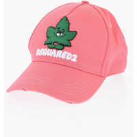 Caciuli Cotton Twill Cap With Embossed Logo Femei