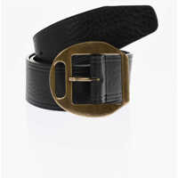 Curele Solid Color Leather Belt 45Mm Barbati