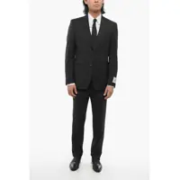 Costume Cc Collection Virgin Wool Side Vents Peak Lapel 3 Piece Wais Barbati