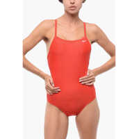 Costume de baie intregi Solid Color Racerback One-Piece Swimsuit Femei