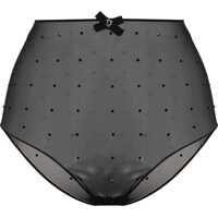Lenjerie intima High Waist Rhinestone Sheer Brief Femei
