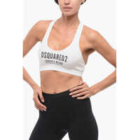 Sutiene DSQUARED2 Coton Sport Bra With Frontal Logo
