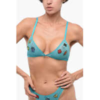 Sutiene Sheer Soft Bra With Patches Femei