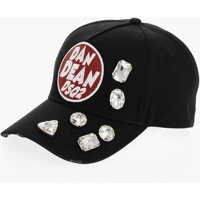 Caciuli Solid Color Cap Embellished With Jewels Femei