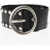 DSQUARED2 Studded Leather Oversized Belt 70Mm Black