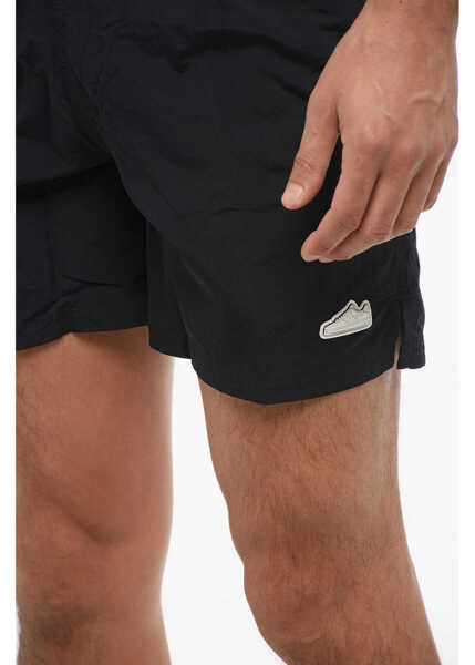 Sneakers Nike Solid Color Swim Shorts With Sneakers Patch Blue Barbati (BM 18420163) 3