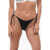 Self-Portrait High-Cut Bikini Slip With Side Ties Black