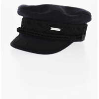 Caciuli Wool And Nylon Baker Boy Hat Femei