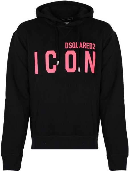 Bluze de trening DSQUARED2 Icon Hoodie S79GU0102 Czarny Femei (BM 18420268) 1