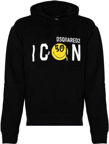 Tricouri DSQUARED2 Smilley S79GU0081 Czarny Femei (BM 18420271) 1