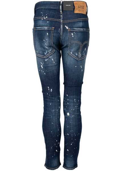 Pantaloni casual DSQUARED2 Skater Jean S74LB1232 Niebieski Barbati (BM 18420274) 5