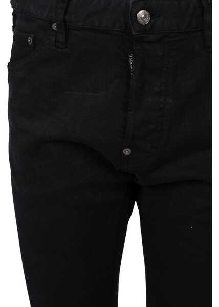 Pantaloni casual DSQUARED2 Cool Guy Jean S74LB1138 Czarny Barbati (BM 18420283) 3