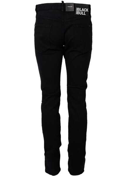 Pantaloni casual DSQUARED2 Cool Guy Jean S74LB1138 Czarny Barbati (BM 18420283) 5