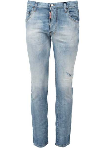 Pantaloni casual DSQUARED2 Skater Jean S71LB1173 Niebieski Barbati (BM 18420286) 2