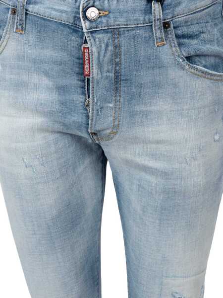 Pantaloni casual DSQUARED2 Skater Jean S71LB1173 Niebieski Barbati (BM 18420286) 3