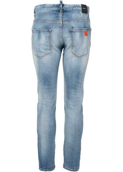 Pantaloni casual DSQUARED2 Skater Jean S71LB1173 Niebieski Barbati (BM 18420286) 5