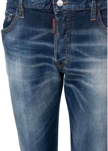 Pantaloni casual DSQUARED2 Skater Jean S74LB1281 Granatowy Barbati (BM 18420289) 3