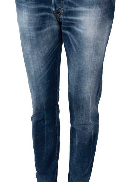 Pantaloni casual DSQUARED2 Skater Jean S74LB1281 Granatowy Barbati (BM 18420289) 4