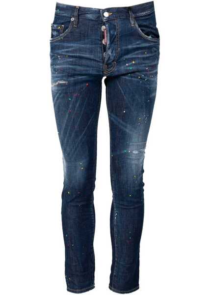 Pantaloni casual DSQUARED2 Skater Jean S71LB1165 Granatowy Barbati (BM 18420292) 2
