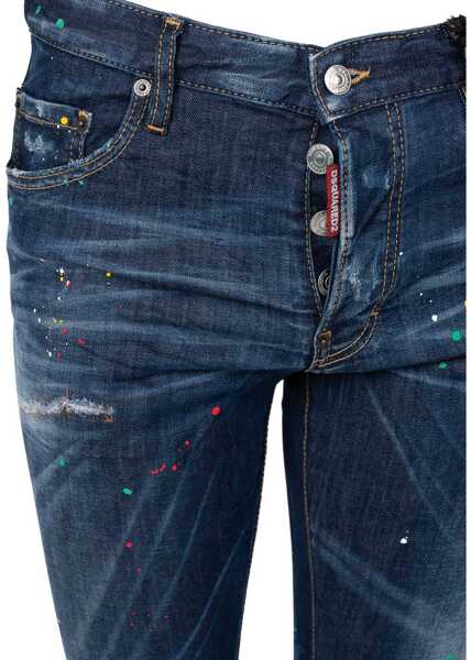 Pantaloni casual DSQUARED2 Skater Jean S71LB1165 Granatowy Barbati (BM 18420292) 3